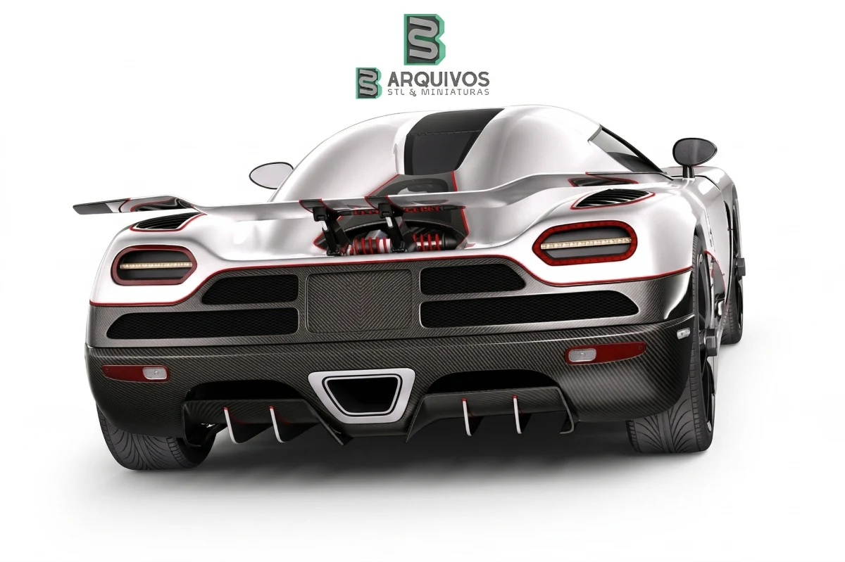 Modelo 3D STL - Koenigsegg Agera R 2012 — foto 2